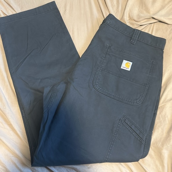 Men’s Carhartt canvas, utility work pants 38 x 32 - Picture 2 of 5